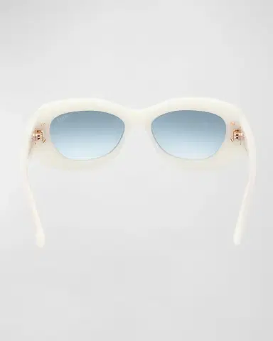 PUCCI Filigree Acetate Oval Sunglasses | Thumbnail 4 PUCCI Filigree Acetate Oval Sunglasses | Thumbnail 4