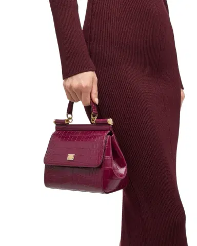 Dolce & Gabbana Small Sicily Handbag | Thumbnail 1 Dolce & Gabbana Small Sicily Handbag | Thumbnail 1