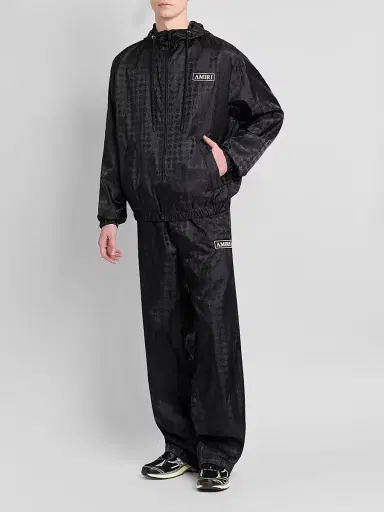 AMIRI Men's Logo Printed Drawstring Pants - Black - Size XS | Thumbnail 2