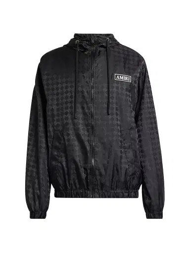 AMIRI Men's Mongogram Hooded Windbreaker Jacket | Thumbnail 1 AMIRI Men's Mongogram Hooded Windbreaker Jacket | Thumbnail 1