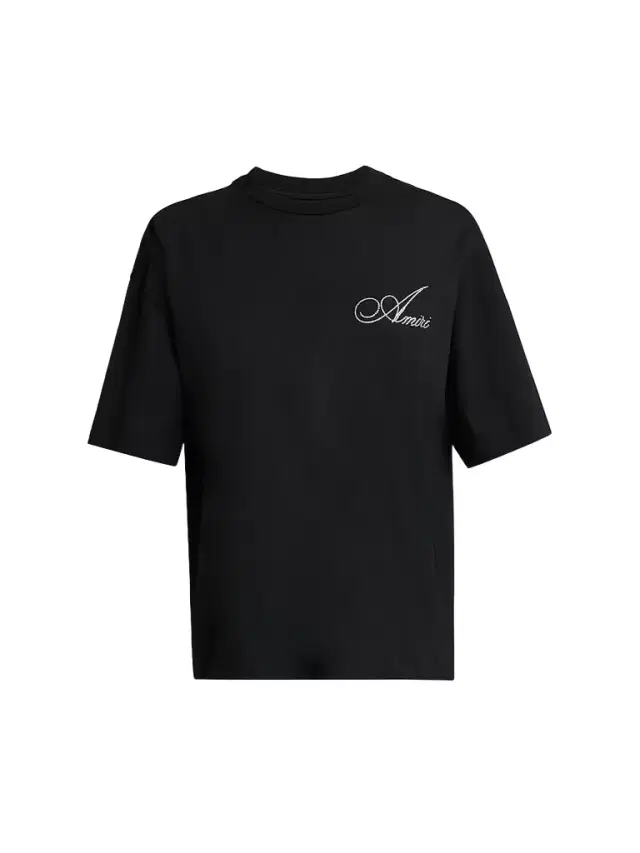 Amiri Men's Crystal-Embellished Logo Cotton T-Shirt - Black