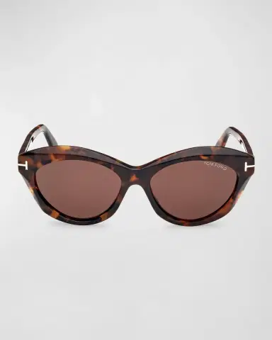 Tom Ford Toni Acetate Oval Sunglasses | Thumbnail 2 Tom Ford Toni Acetate Oval Sunglasses | Thumbnail 2