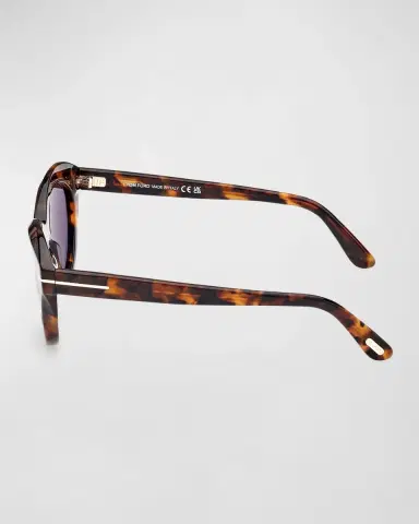 Tom Ford Toni Acetate Oval Sunglasses | Thumbnail 3 Tom Ford Toni Acetate Oval Sunglasses | Thumbnail 3