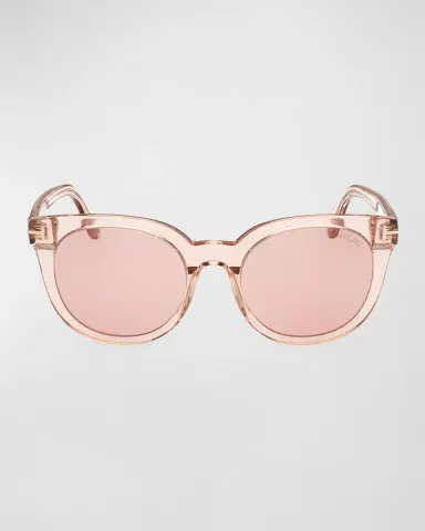 TOM FORD Moira Acetate Butterfly Sunglasses | Thumbnail 2