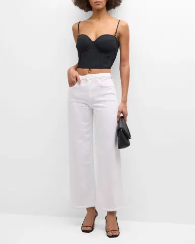 Simkhai Jude High-Rise Cropped Wide-Leg Denim Pants | Thumbnail 2 Simkhai Jude High-Rise Cropped Wide-Leg Denim Pants | Thumbnail 2