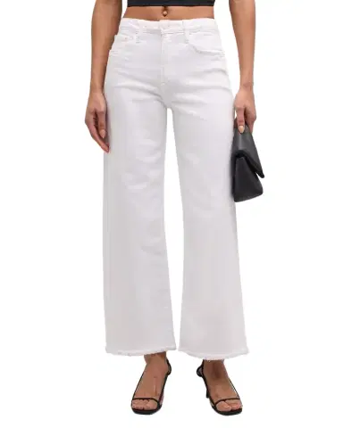 Simkhai Jude High-Rise Cropped Wide-Leg Denim Pants | Thumbnail 1 Simkhai Jude High-Rise Cropped Wide-Leg Denim Pants | Thumbnail 1