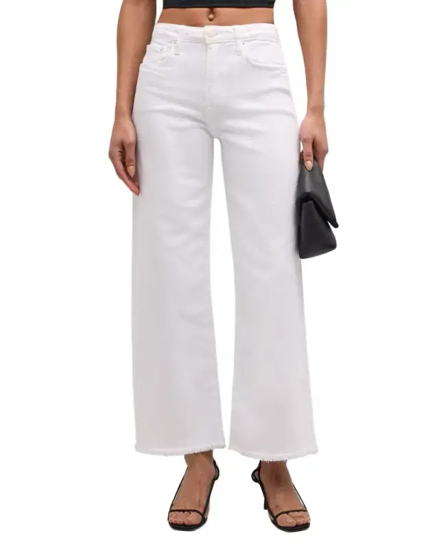 Jude High-Rise Cropped Wide-Leg Denim Pants