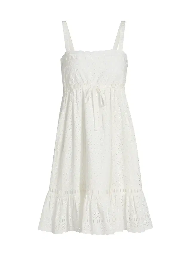 Women's Nerelle Eyelet Cotton Minidress - Pristine