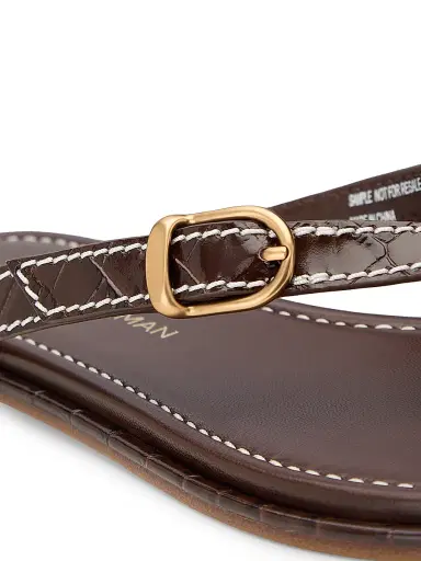 Stuart Weitzman Women's Park Leather Sandals | Thumbnail 5 Stuart Weitzman Women's Park Leather Sandals | Thumbnail 5