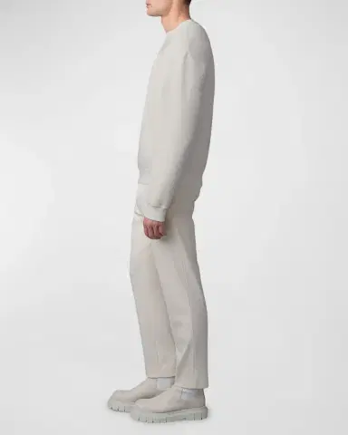 Mackage Men 's Julian Jersey Crewneck Sweater | Thumbnail 6 Mackage Men 's Julian Jersey Crewneck Sweater | Thumbnail 6