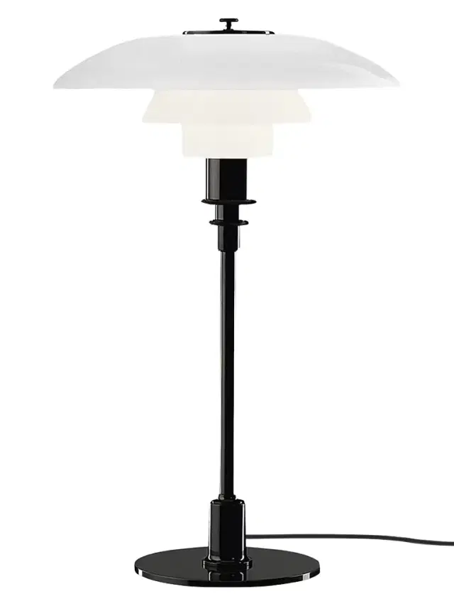 Louis Poulsen PH 3/2 Brass & Acrylic Table Lamp