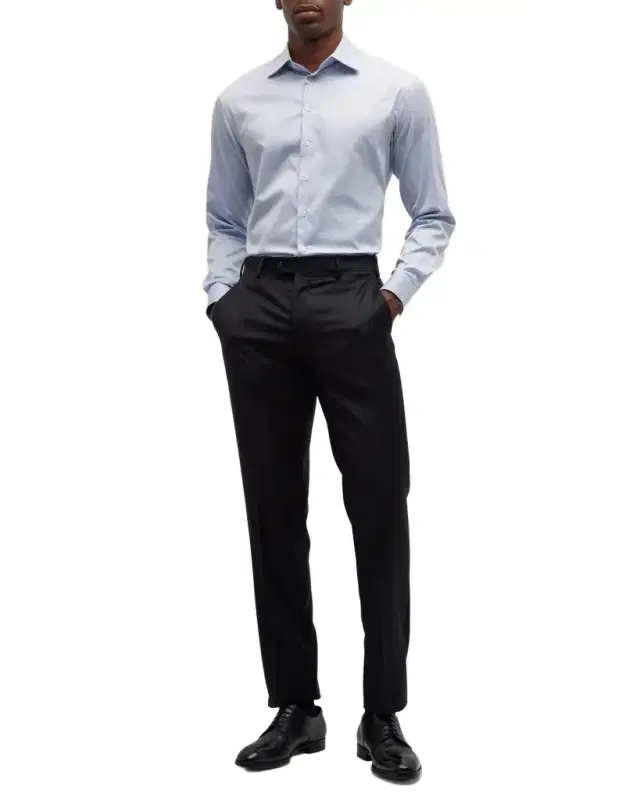 Giorgio Armani Men 's Basic Solid Dress Trousers