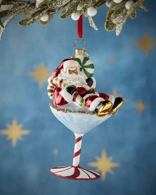 Christopher Radko Santa-tini Christmas Ornament