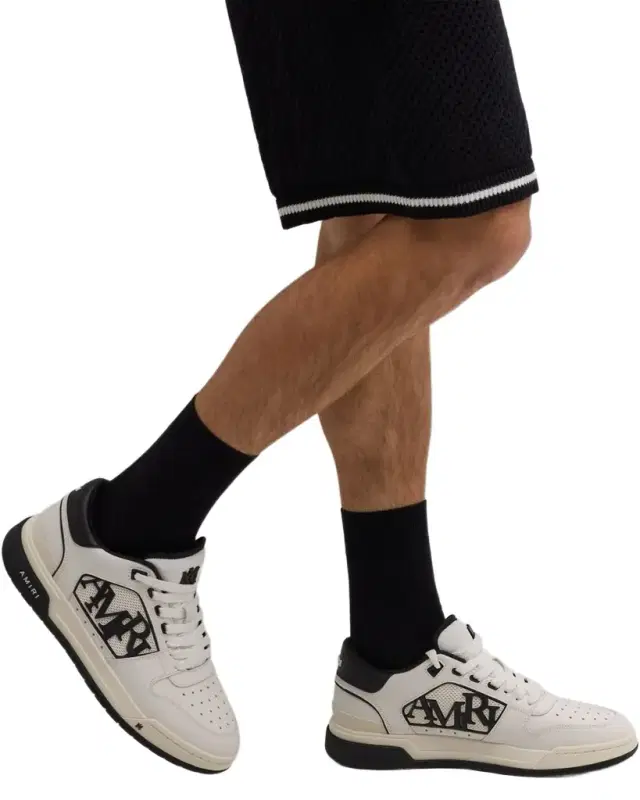 Men 's Classic Leather Logo Low-Top Sneakers