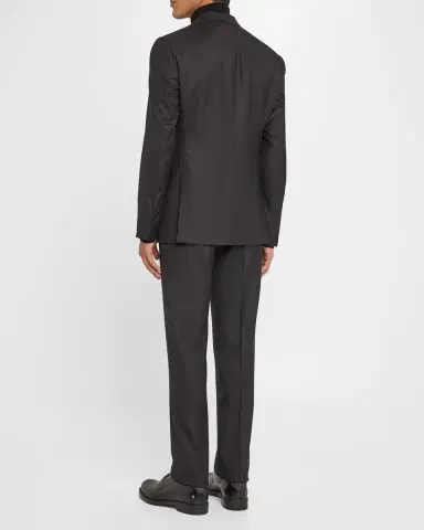 Giorgio Armani Men's Basic Wool Two-Piece Suit | Thumbnail 3