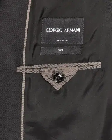 Giorgio Armani Men's Basic Wool Two-Piece Suit | Thumbnail 7