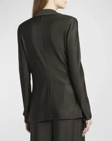 Giorgio Armani Double Jersey Blazer Jacket | Thumbnail 2 Giorgio Armani Double Jersey Blazer Jacket | Thumbnail 2