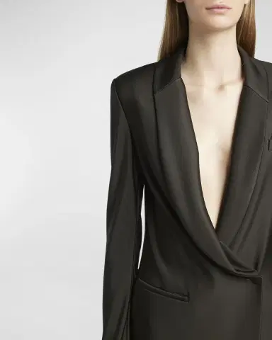 Giorgio Armani Double Jersey Blazer Jacket | Thumbnail 4 Giorgio Armani Double Jersey Blazer Jacket | Thumbnail 4