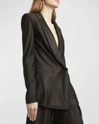 Giorgio Armani Double Jersey Blazer Jacket | Thumbnail 6 Giorgio Armani Double Jersey Blazer Jacket | Thumbnail 6