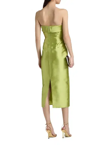 THEIA Women's Aliana Strapless Mikado Cocktail Dress - Herbal Drift - Size 16 | Thumbnail 5 THEIA Women's Aliana Strapless Mikado Cocktail Dress - Herbal Drift - Size 16 | Thumbnail 5