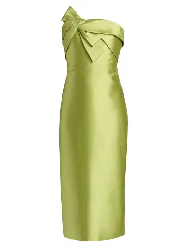 THEIA Women's Aliana Strapless Mikado Cocktail Dress - Herbal Drift - Size 16 | Thumbnail 1 THEIA Women's Aliana Strapless Mikado Cocktail Dress - Herbal Drift - Size 16 | Thumbnail 1