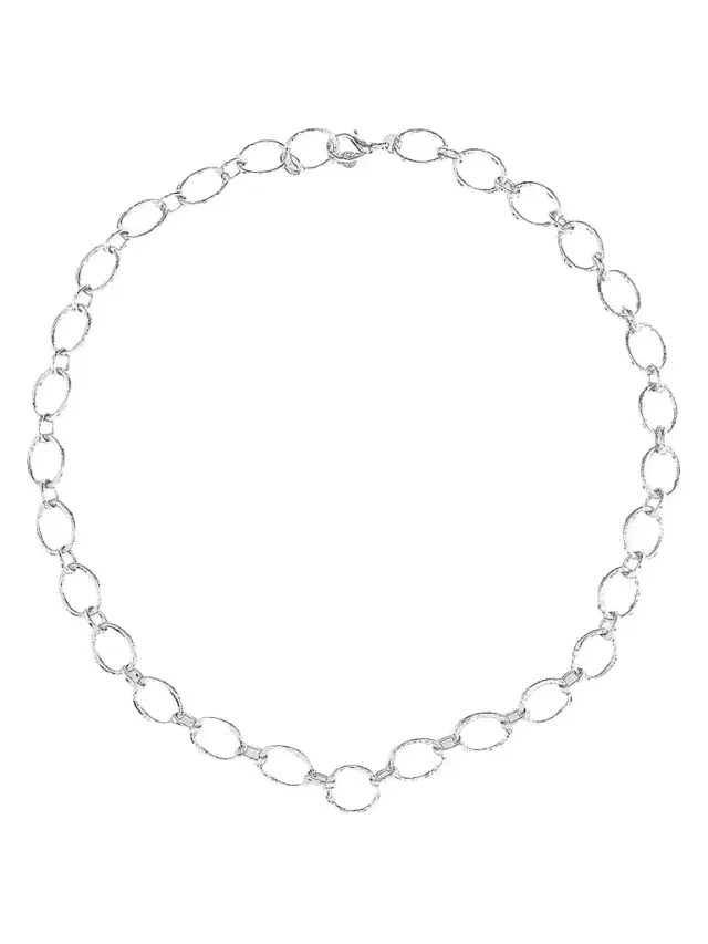 Women's Cheval Sterling Silver-Plated Chain Necklace - Sterling Silver