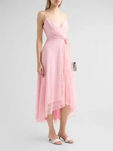 As It May Women's Elowyn Chantilly Lace 3D Midi Dress - Peony - Size XXL | Thumbnail 4 As It May Women's Elowyn Chantilly Lace 3D Midi Dress - Peony - Size XXL | Thumbnail 4
