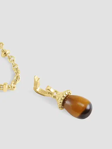Anabel Aram Women's Forza 18K-Gold-Plated & Gemstone Charm - Gold | Thumbnail 4