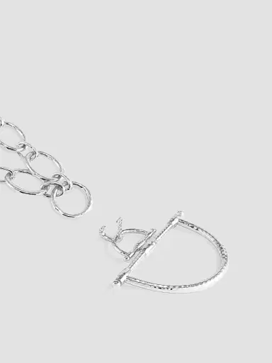 Anabel Aram Women's Cheval Sterling Silver-Plated Horsebit Pendant - Sterling Silver | Thumbnail 3 Anabel Aram Women's Cheval Sterling Silver-Plated Horsebit Pendant - Sterling Silver | Thumbnail 3