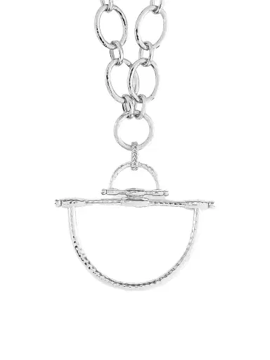 Anabel Aram Women's Cheval Sterling Silver-Plated Horsebit Pendant - Sterling Silver | Thumbnail 1 Anabel Aram Women's Cheval Sterling Silver-Plated Horsebit Pendant - Sterling Silver | Thumbnail 1