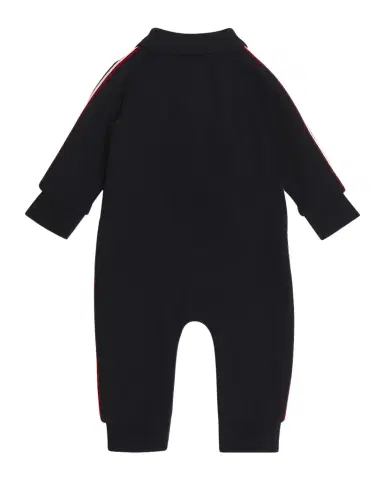 Moncler Boy's Logo-Print Polo Romper, Size Newborn-24M | Thumbnail 1 Moncler Boy's Logo-Print Polo Romper, Size Newborn-24M | Thumbnail 1