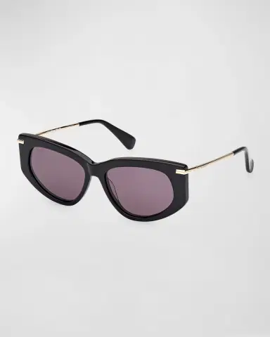 Max Mara Beth Acetate & Metal Cat-Eye Sunglasses | Thumbnail 2 Max Mara Beth Acetate & Metal Cat-Eye Sunglasses | Thumbnail 2