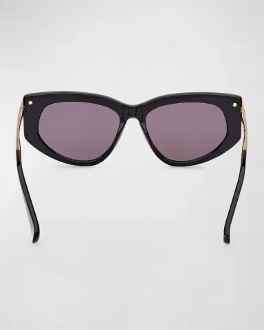 Max Mara Beth Acetate & Metal Cat-Eye Sunglasses | Thumbnail 4 Max Mara Beth Acetate & Metal Cat-Eye Sunglasses | Thumbnail 4