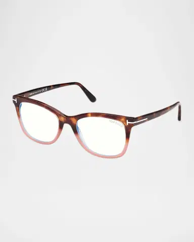 Tom Ford Blue Light Blocking Acetate Square Glasses | Thumbnail 2 Tom Ford Blue Light Blocking Acetate Square Glasses | Thumbnail 2