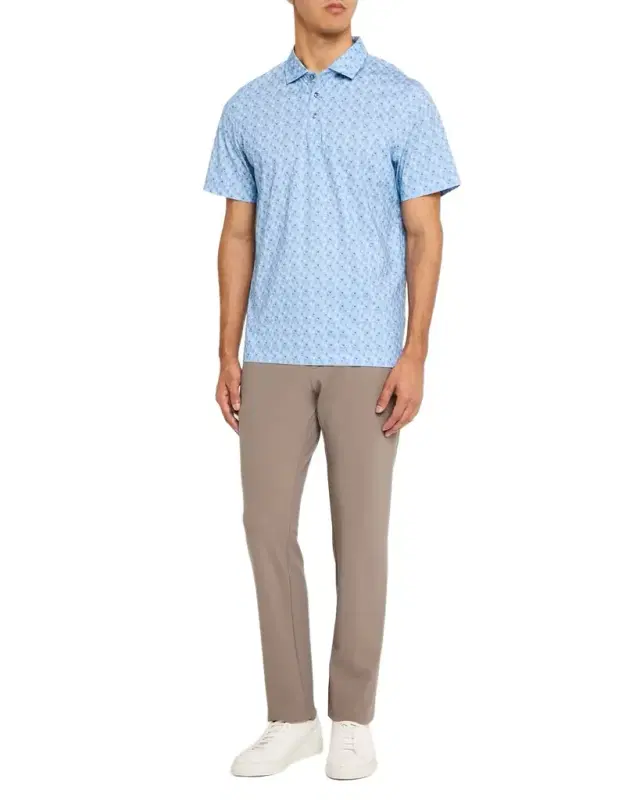 Men 's OoohCotton Victor Cocktail-Print Polo Shirt