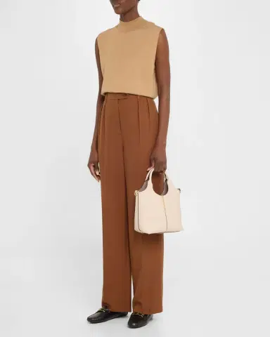 Tod's Mini Leather Tote Shopping Bag | Thumbnail 4