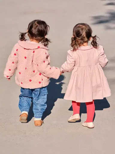 MOLO Baby Girl's & Little Girl's Charlette Pintucked Dress - Petal Blush - Size 2 | Thumbnail 4