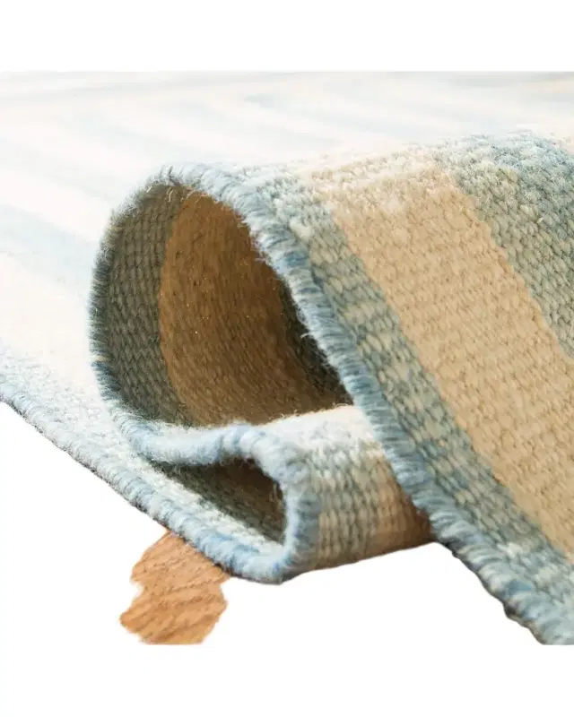 Ralph Lauren Home Celeste Stripe Patch Hand-Woven Rug