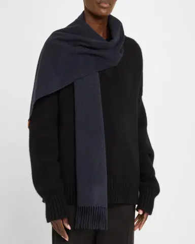Loewe Fringed Cashmere Scarf | Thumbnail 2