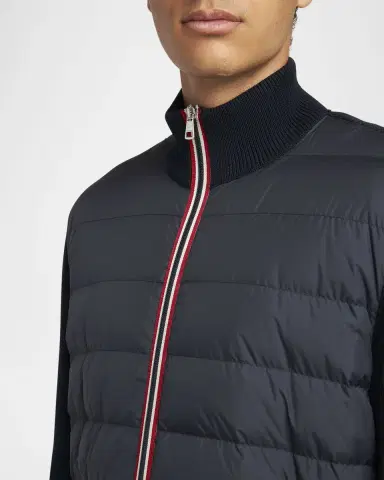 Moncler Men's Down Knit Jacket | Thumbnail 4 Moncler Men's Down Knit Jacket | Thumbnail 4