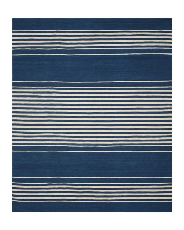 Ralph Lauren Home Bluff Point Stripe Hand-Woven Rug