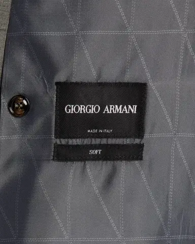 Giorgio Armani Men's Windowpane Suit | Thumbnail 6 Giorgio Armani Men's Windowpane Suit | Thumbnail 6