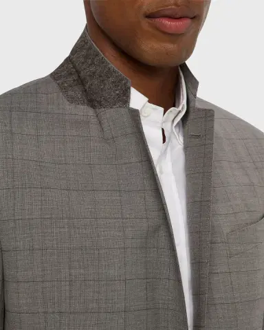 Giorgio Armani Men's Windowpane Suit | Thumbnail 7 Giorgio Armani Men's Windowpane Suit | Thumbnail 7