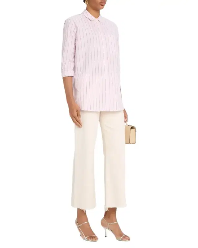 Elsa Striped Button-Front Shirt