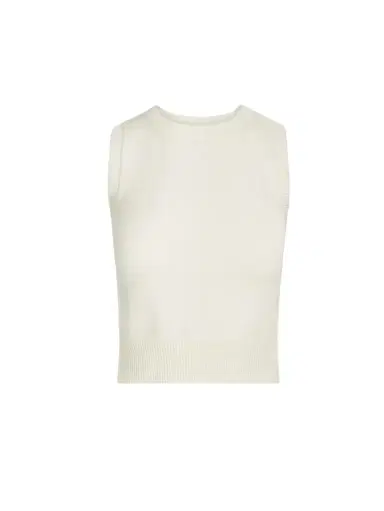 Oscar de la Renta Porcelain Flower Guipure Insert Tank | Thumbnail 1 Oscar de la Renta Porcelain Flower Guipure Insert Tank | Thumbnail 1