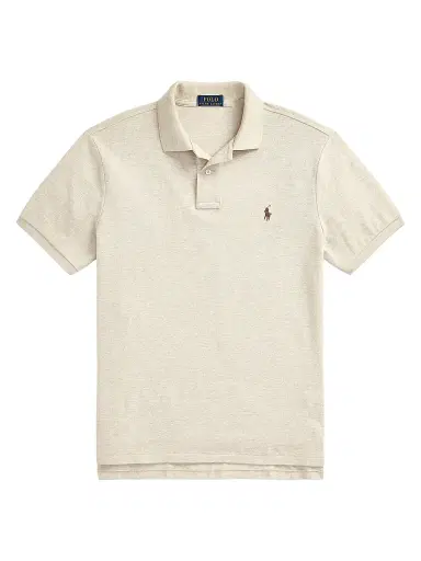 Polo Ralph Lauren Men's Basic Mesh Polo Shirt - Dune Heather - Size XXL | Thumbnail 1