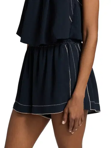 Ramy Brook Women's Anaya Embroidered Shorts - Navy - Size Large | Thumbnail 4 Ramy Brook Women's Anaya Embroidered Shorts - Navy - Size Large | Thumbnail 4