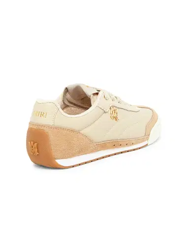 AMIRI Women's Coastline Leather & Suede Low-Top Sneakers - Alabaster Brown - Size 5 | Thumbnail 3