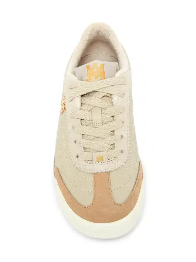 AMIRI Women's Coastline Leather & Suede Low-Top Sneakers - Alabaster Brown - Size 5 | Thumbnail 4