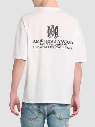 AMIRI Men's Logo Cotton T-Shirt - White - Size Small | Thumbnail 3